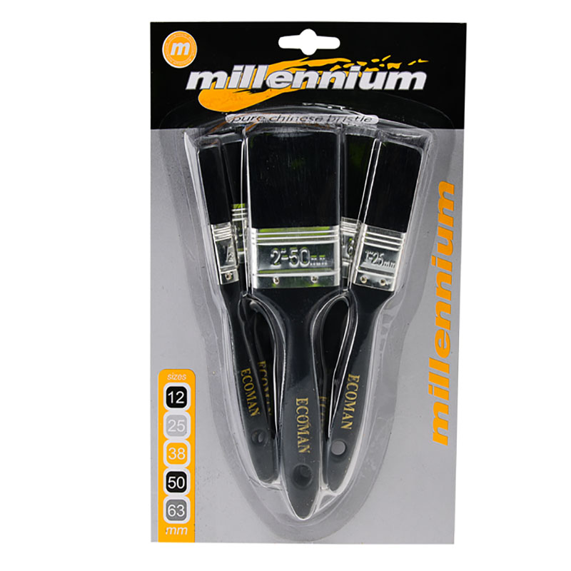 Assorted Size Paint Brush Set – 12mm, 25mm, 38mm, 50mm, 62mm