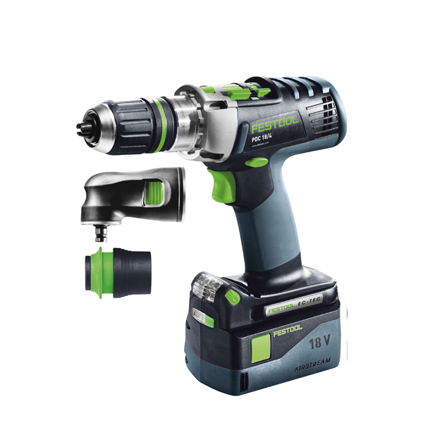 Festool Cordless Percussion Drill Pdc 18/4 Li 5,2-Set Quadrive 574703