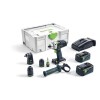 Festool Cordless Percussion Drill Pdc 18/4 Li 5,2-Set/Xl Quadrive 5747 Festool Cordless Percussion Drill Pdc 18/4 Li 5,2-Set/Xl Quadrive 5747