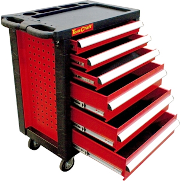 Tork Craft 6 Drawer Roller Cabinet On Castors Empty