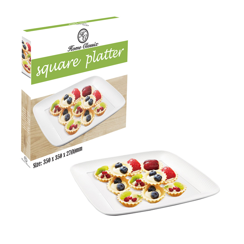 Home Classix Square Platter – 35x35x2.7cm