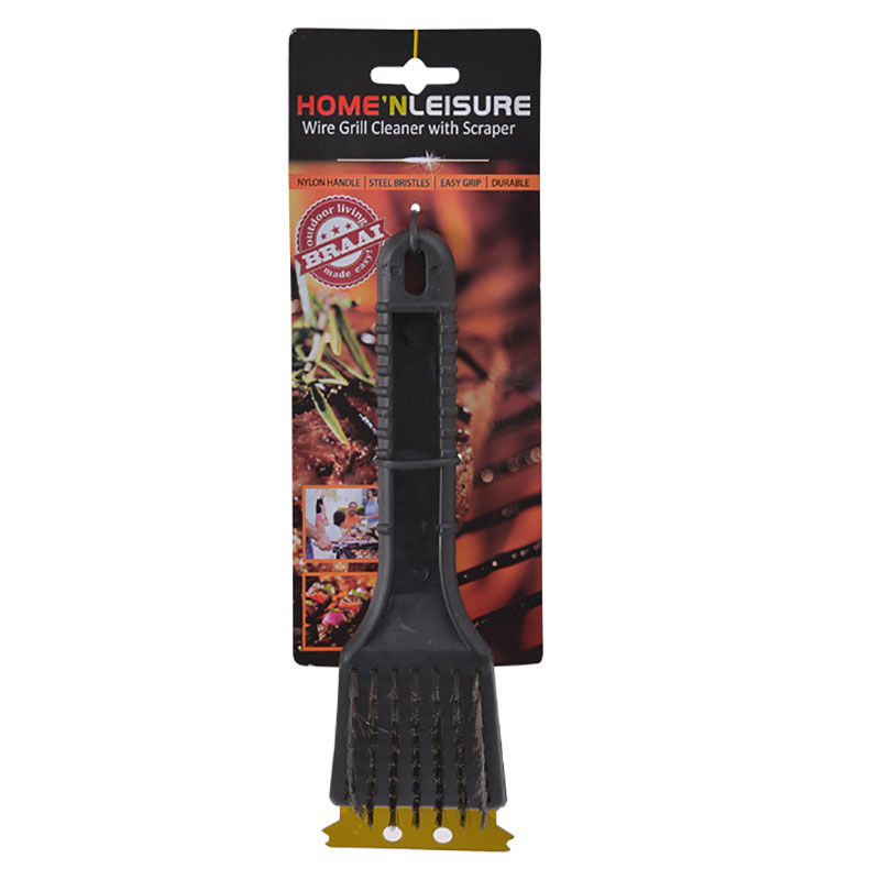 Bulk Pack x 3 Home ‘N Leisure Nylon Braai Grid Cleaner 21cm