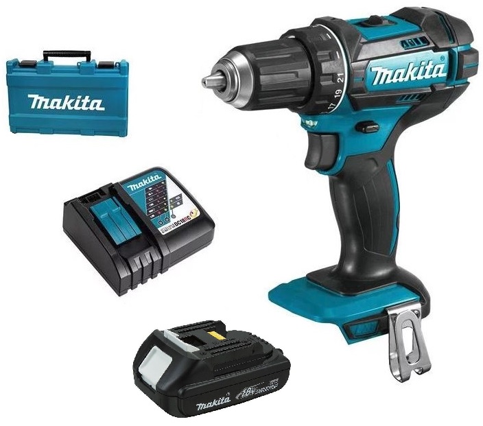 Makita DHP482ZJ 18V Cordless Driver Drill & Battery / Charger Combo