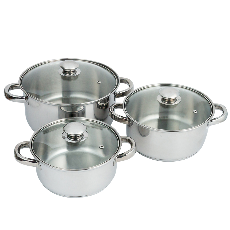 SSPS6 Salton Stainless Steel Pot set 6 Piece