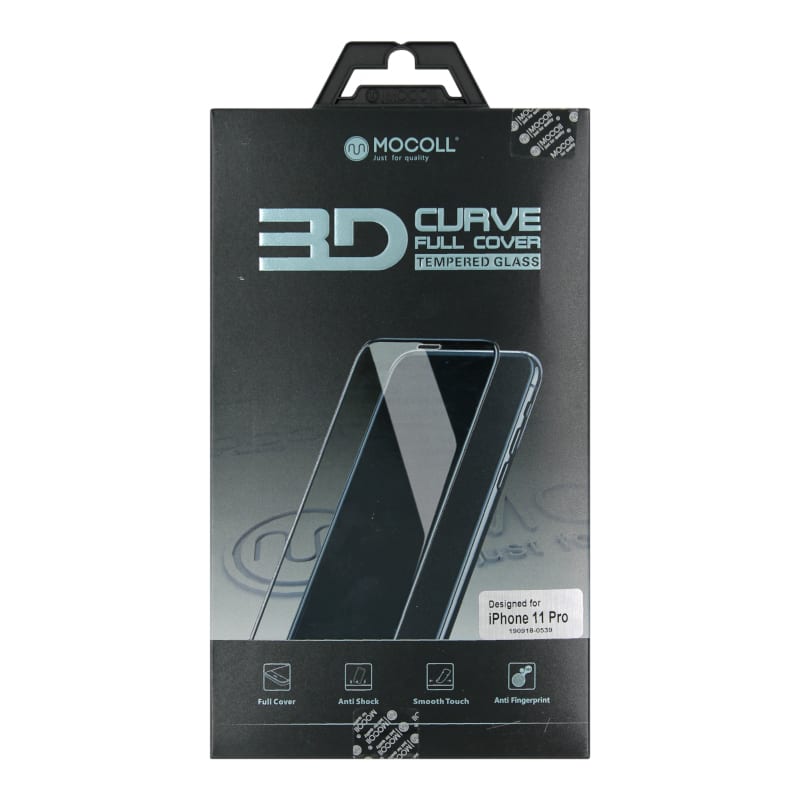 Mocoll 3D Curve Tempered Glass Full Cover iPhone 11 Pro