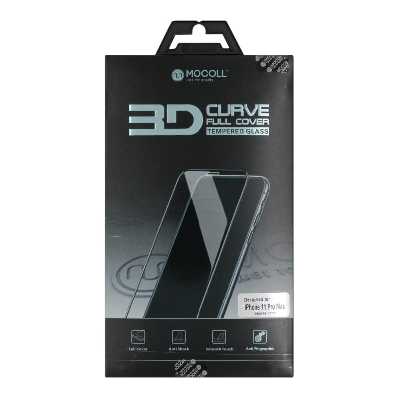 Mocoll 3D Curve Tempered Glass Full Cover iPhone 11 Pro Max