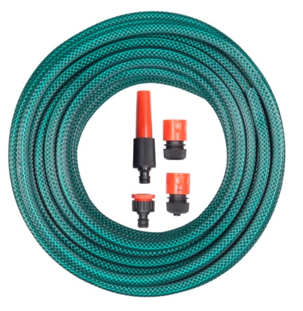 20m Hose Pipe Set with Fittings (12mm 1/2″) Economy