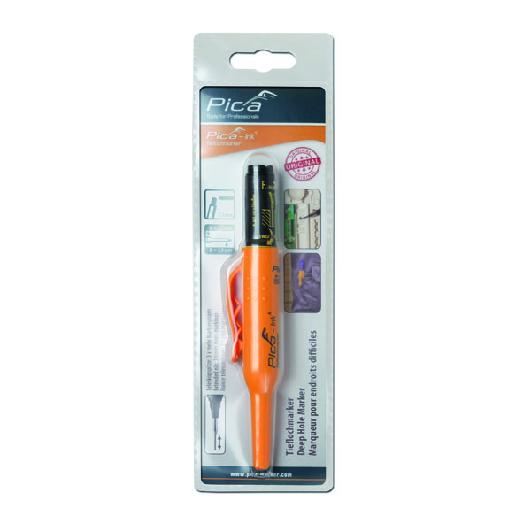 Pica Ink Marker For Deep Holes Black