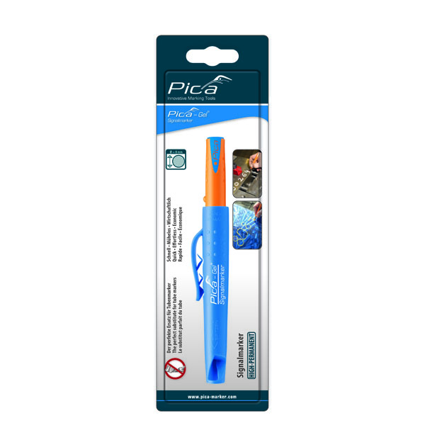 Pica Gel Signalmarker Crayon Marker Blue