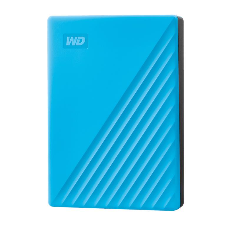WD MY Passport 4TB Portable Hard Drive – Blue