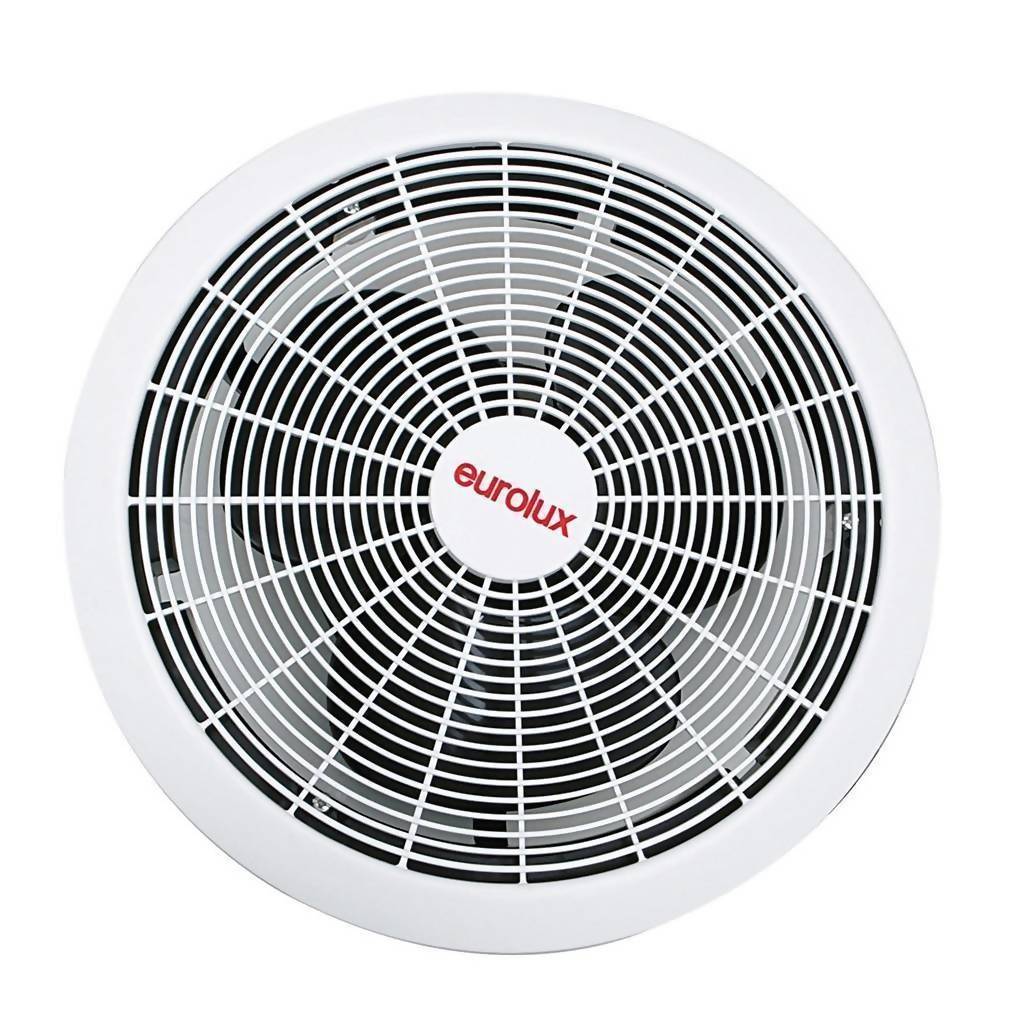 Eurolux – Extractor Fan – Appliances – Round – 40W Motor – White – 254mm