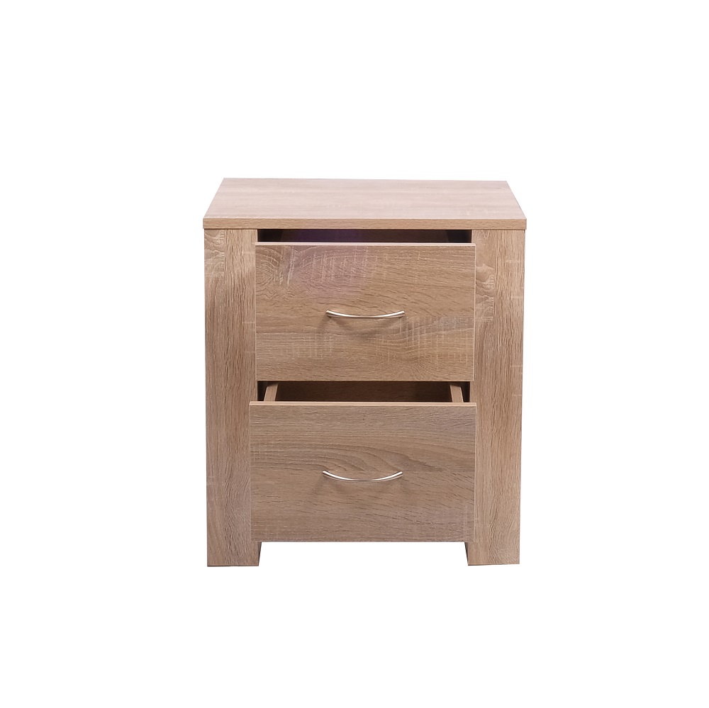 Kaio Turin 2 Drawer Bedside Table