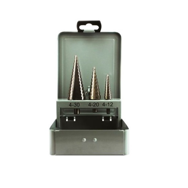 Fox Tools Step Drill Bit Set HSS 4-30mm