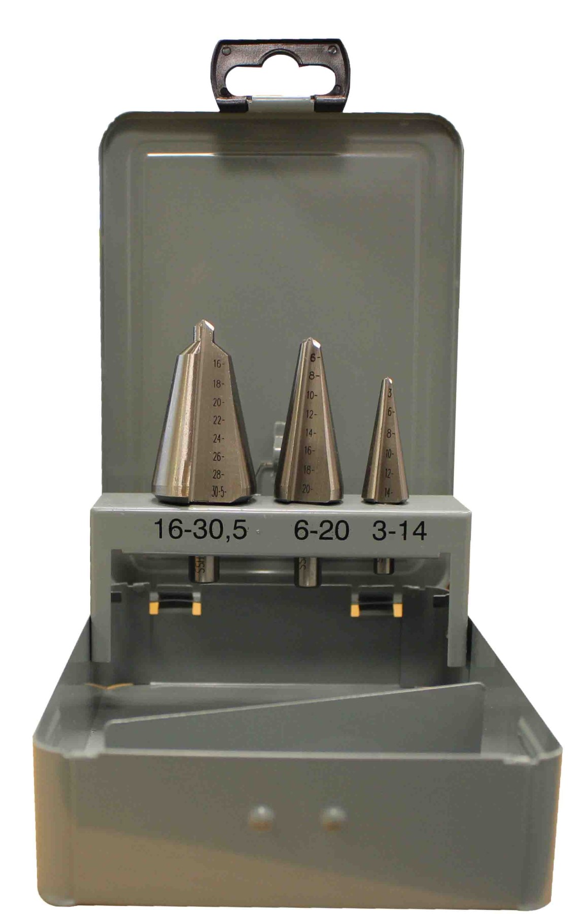 FOX HSS Conical Bit Set 3-30.5mm 3 Piece