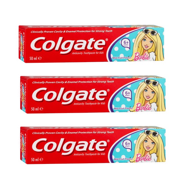 Colgate – Junior Anticavity Toothpaste Barbie (3 x 50ml)