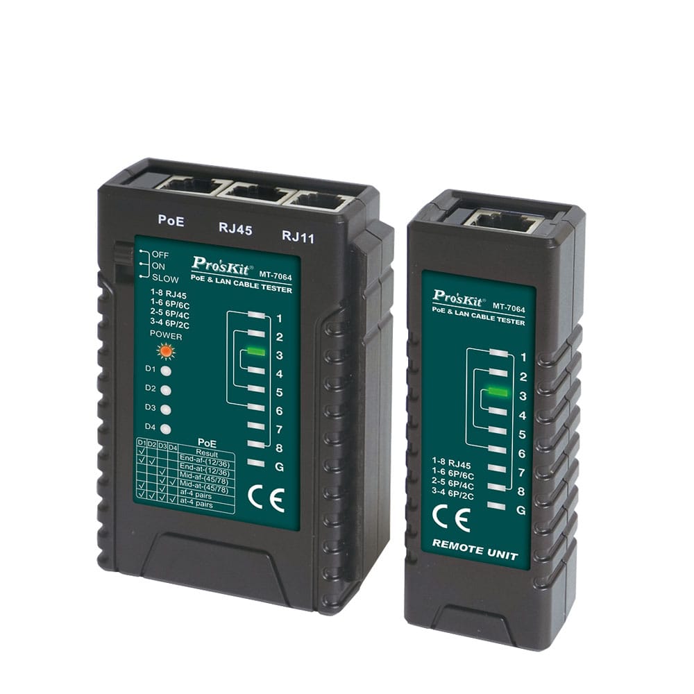 Proskit POE RJ45/12/11 Cable Tester