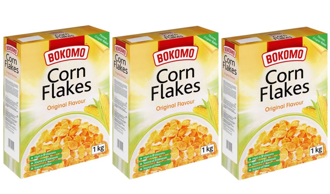 Bokomo – Bokomo Original Flavour Corn Flakes (3 x 1kg)