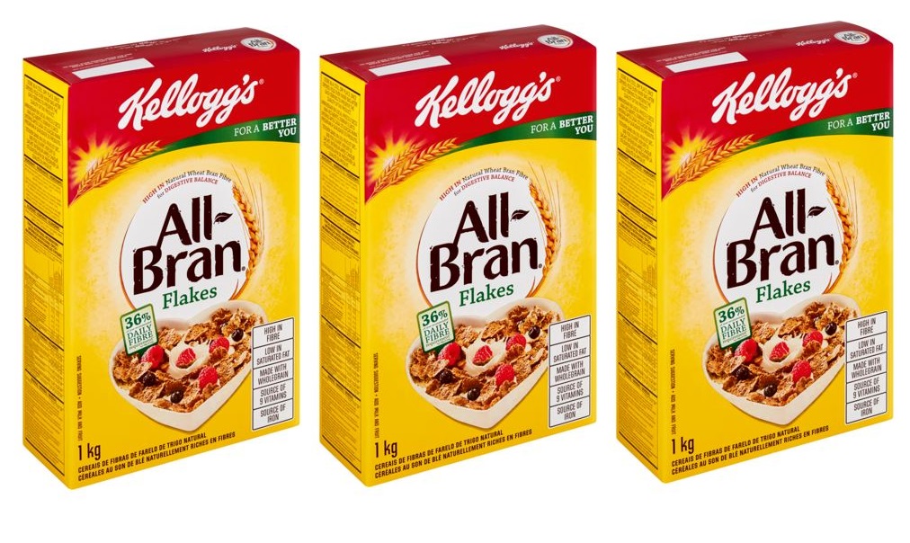 Kellogg’s – All-Bran Flakes Cereal (3 x 1Kg)