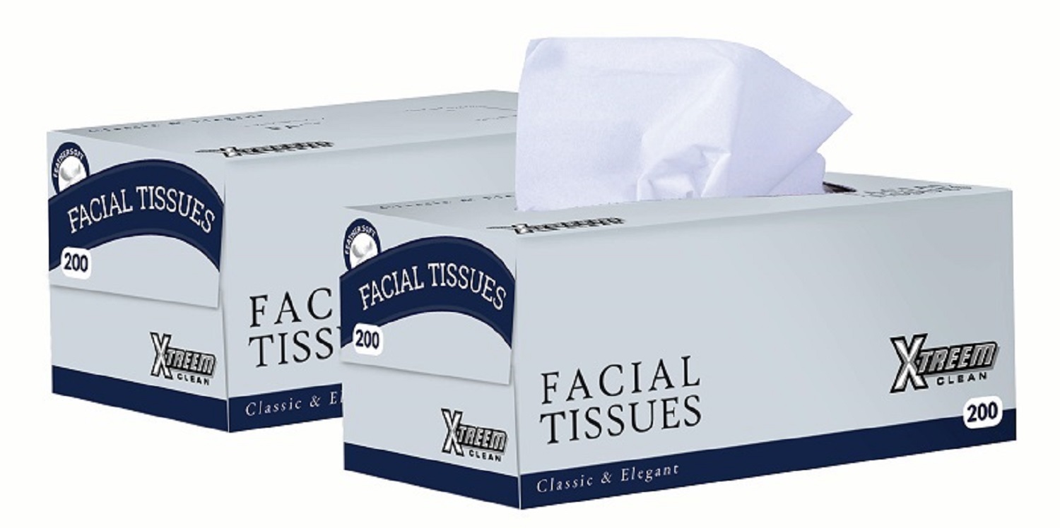 Xtreem Facial Tissues 200’s – Value Pack of 2 Boxes