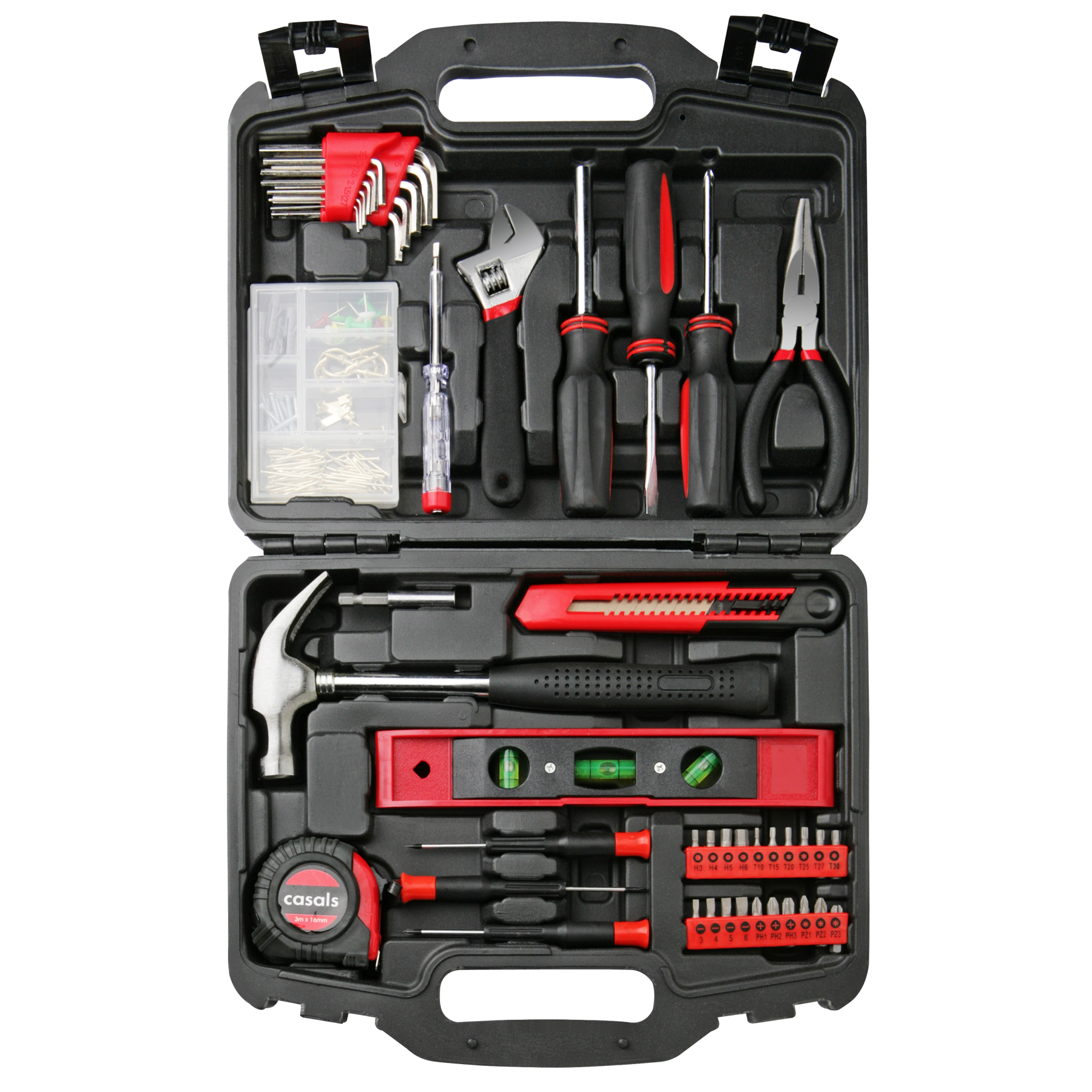 Casals – Hand Tools Set/ Tool Kit 145 Piece Red