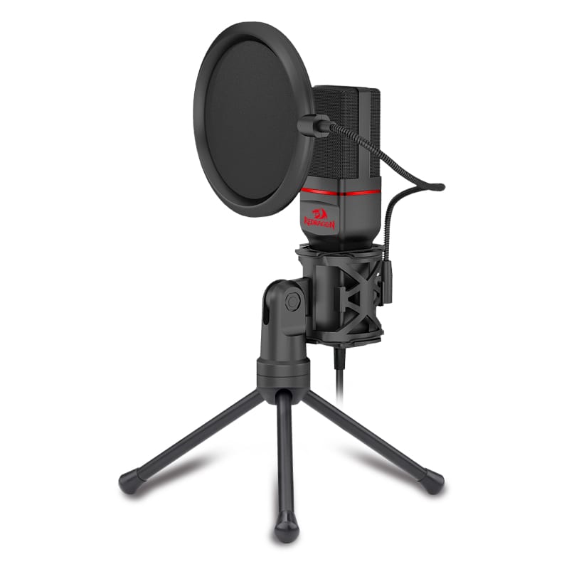 Redragon SEYFERT Omnidirectional 3.5mm AUX Condenser Mic & Tripod