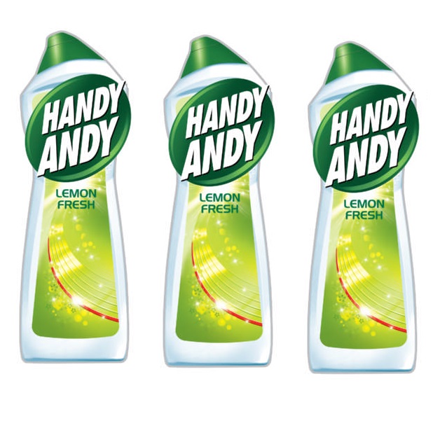 Handy Andy –  Household Cleaning Cream Lemon –  3 x 750ml