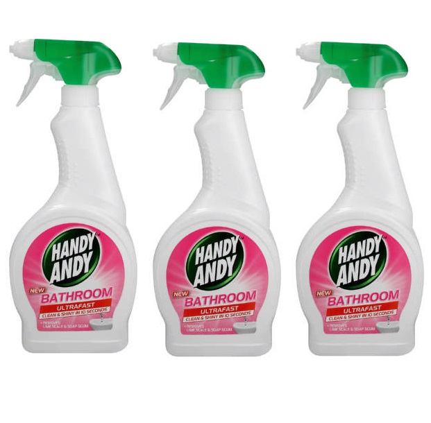 Handy Andy –  Bathroom Cleaner Spray Pink Grapefruit – 3 x  500ml