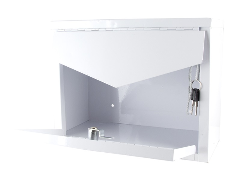 Fragram Letter Box Lockable – White
