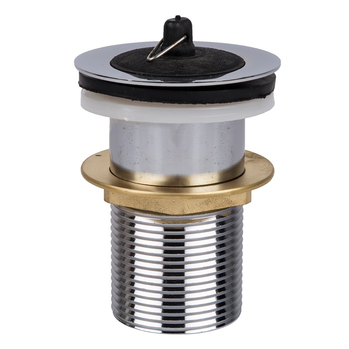 Pulse Waste Basin Brass Unslotted CP 32mm