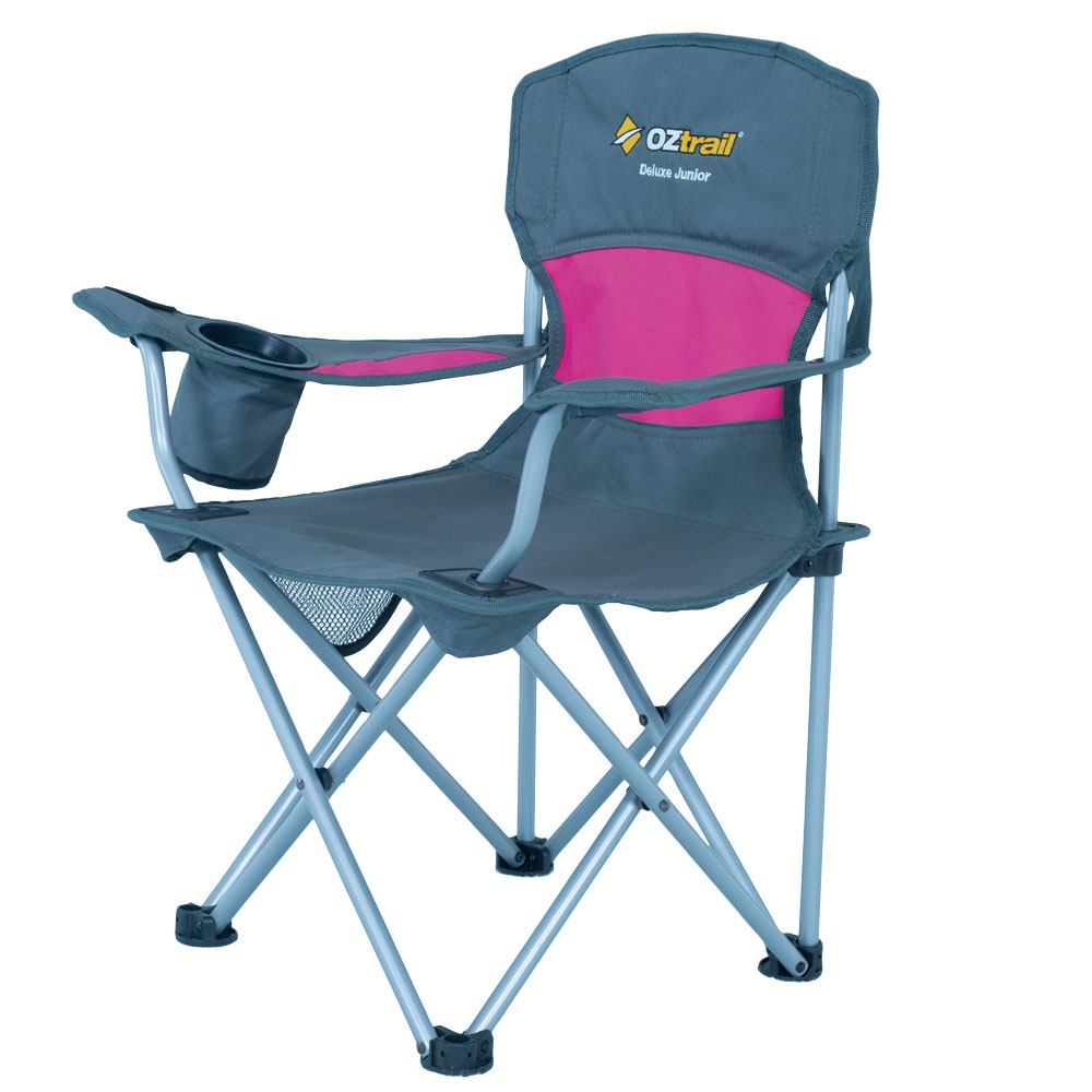 Oztrail Deluxe Junior Chair – Pink Only – 80kg