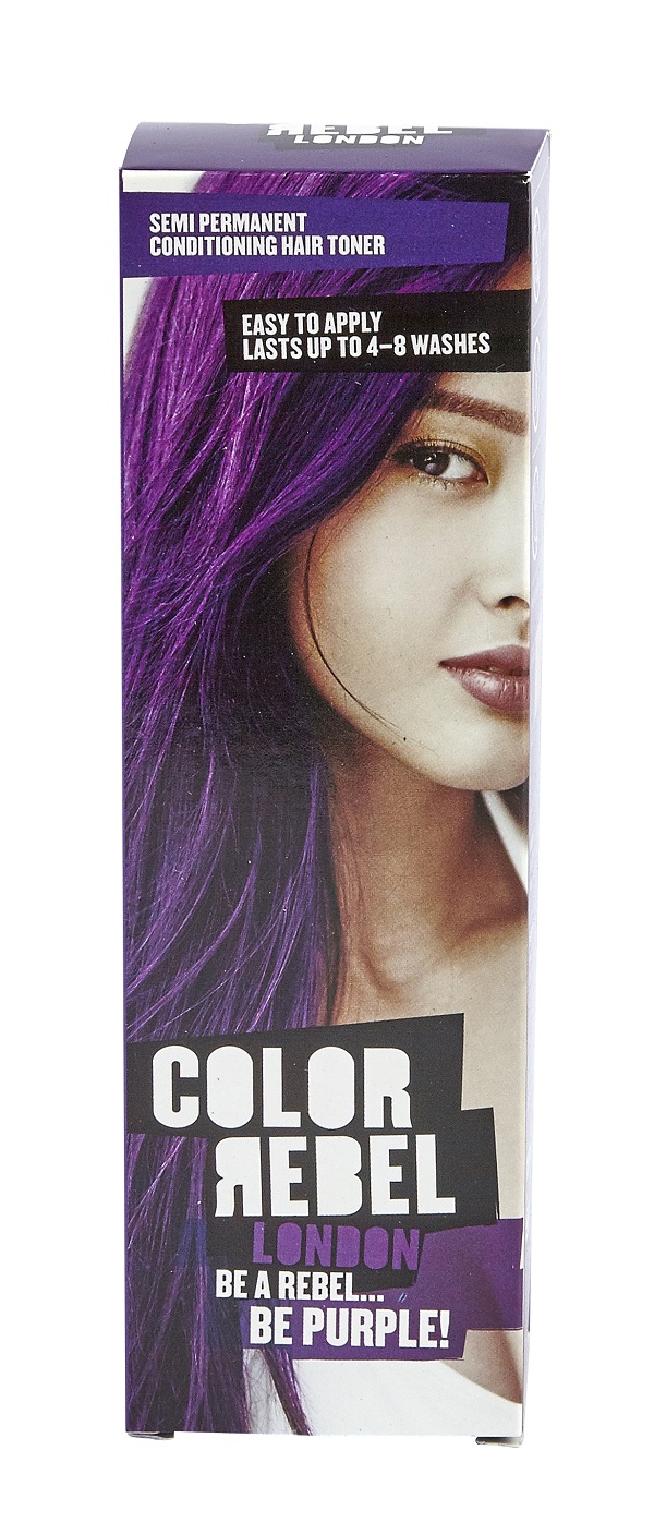 Color Rebel Semi-Perm Cond Hair Toner Purple 100ml