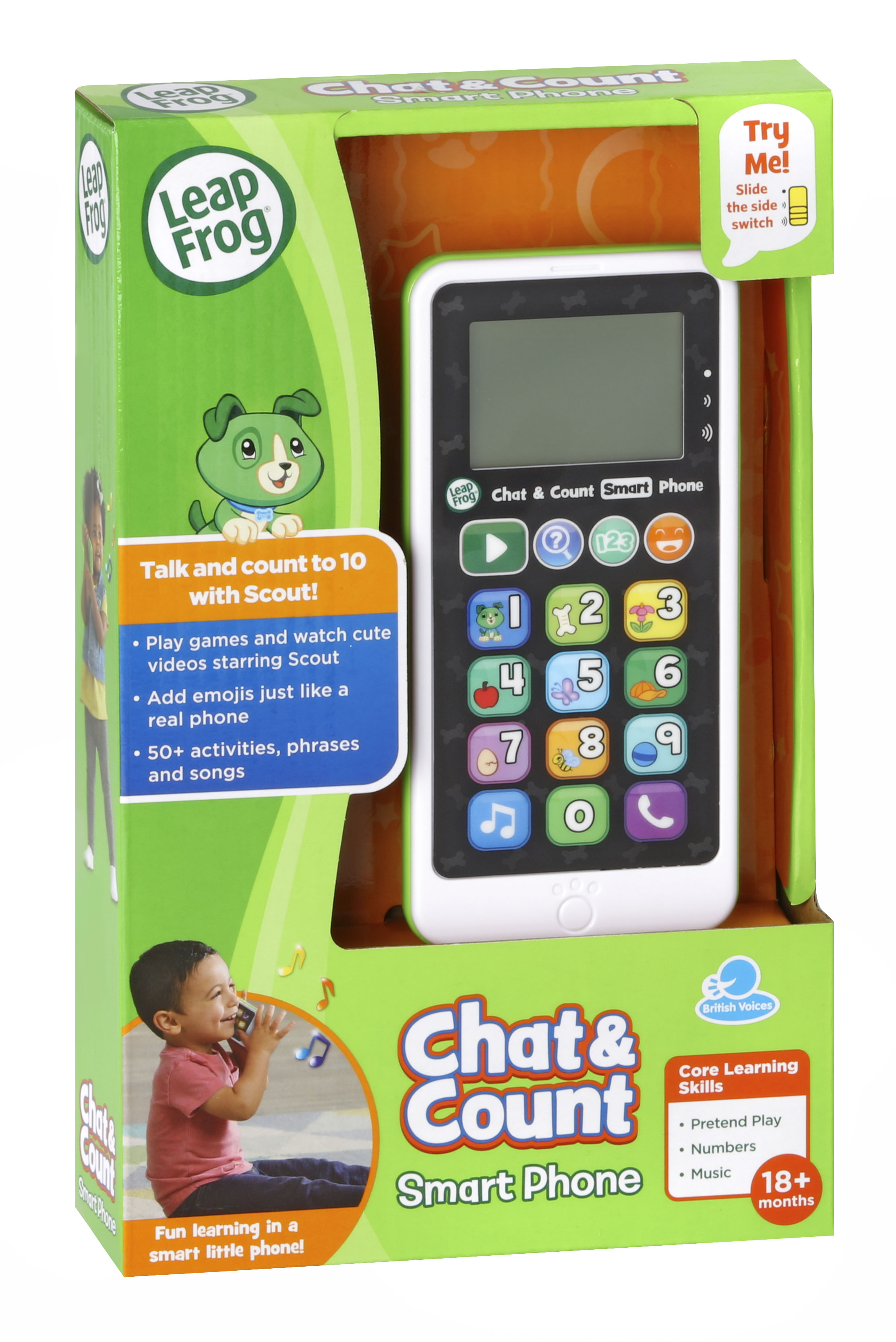 LeapFrog Chat & Count Smart Phone – Green