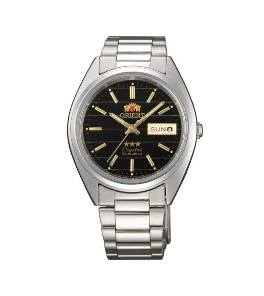 Orient 3 Star Automatic Black Dial Men Watch