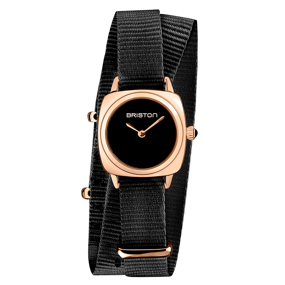 Briston Clubmaster Lady Steel Gold – Black