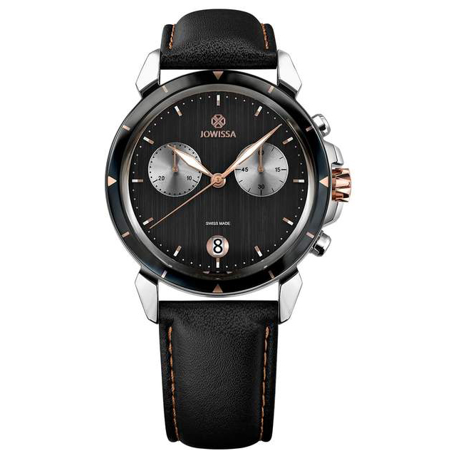 Jowissa Lewy 6 Swiss Chronograph Men’S Watch – Black
