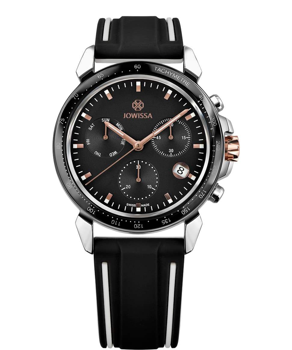 Jowissa Lewy 9 Swiss Chronograph Men’S Watch – Black