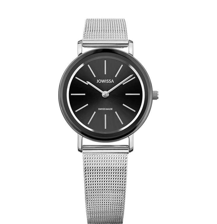 Jowissa Alto Swiss Ladies Watch – Silver & Black