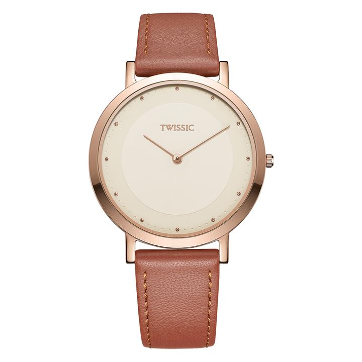 Twissic Enpointe- Rose Gold/ Ivorydot