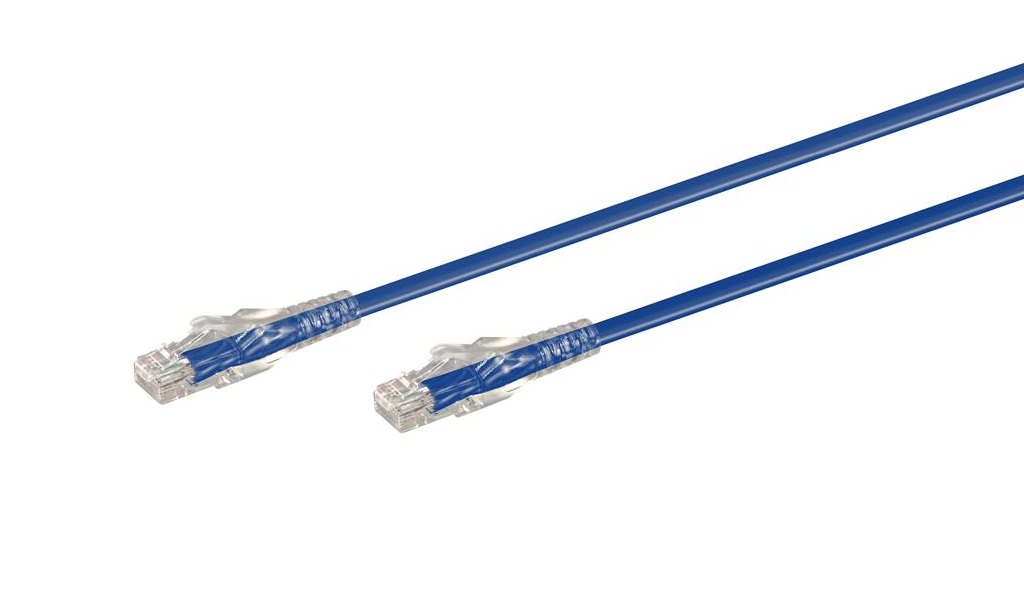 0.3M CAT6 Moulded Flylead – Blue
