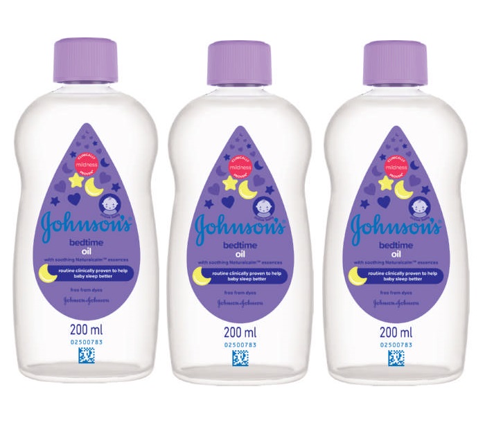 Johnson’s – Baby Oil (Bedtime – 3 x 200ml)