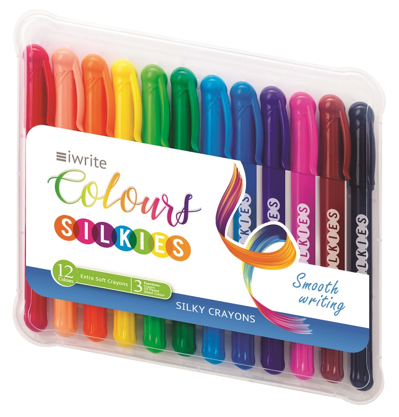iWrite Colours: Silkies Crayons – 12’s