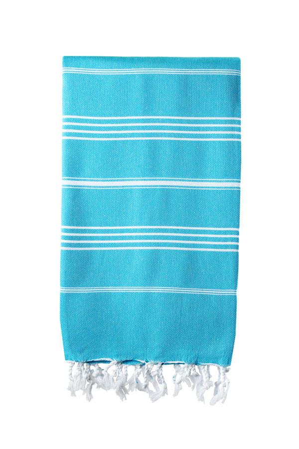 Turkish Bath / Beach Towel – Elim (100x180cm) – Light Turquoise