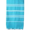 Turkish Bath / Beach Towel – Elim (100x180cm) – Light Turquoise Turkish Bath / Beach Towel – Elim (100x180cm) – Light Turquoise