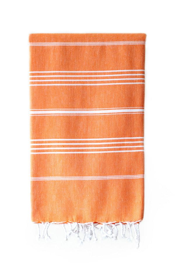 Turkish Bath / Beach Towel – Elim (100x180cm) – Orange