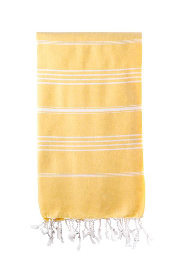 Turkish Bath / Beach Towel – Elim (100x180cm) – Yellow