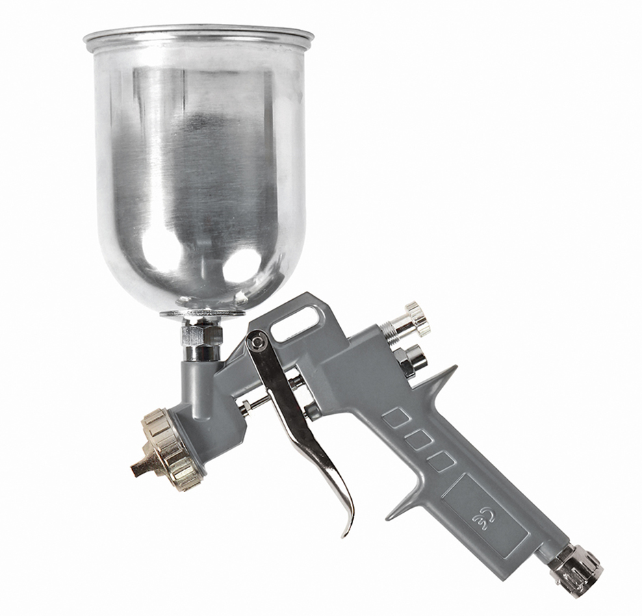 TradeAir – Gravity Feed Spray Gun Silver Cup