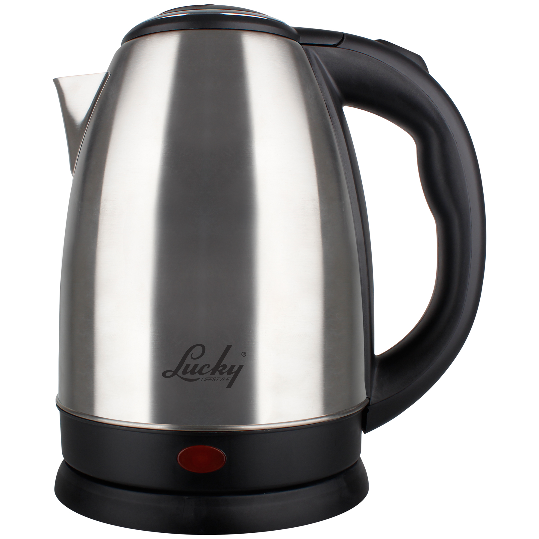 Lucky Kettle 360 Degree Cordless Stainless Steel Brushed 1.8L 1800W