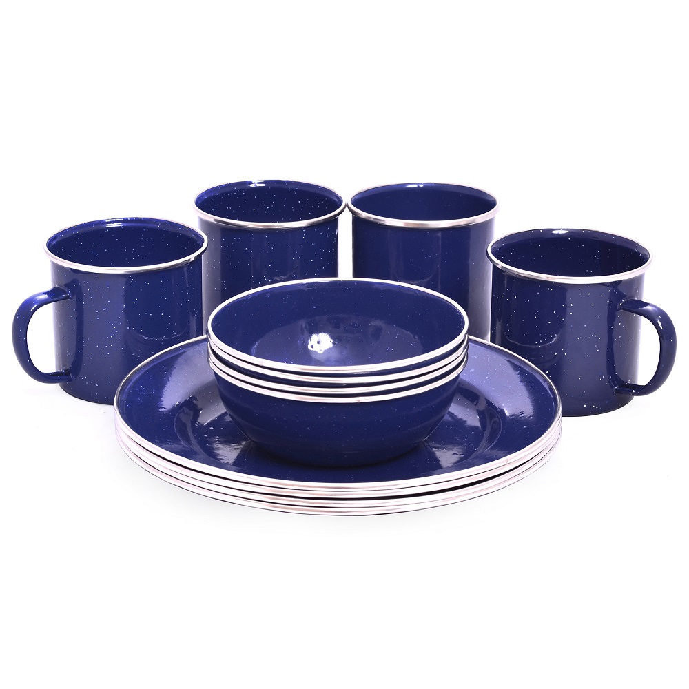 Enamel Dinner Set 12 Piece