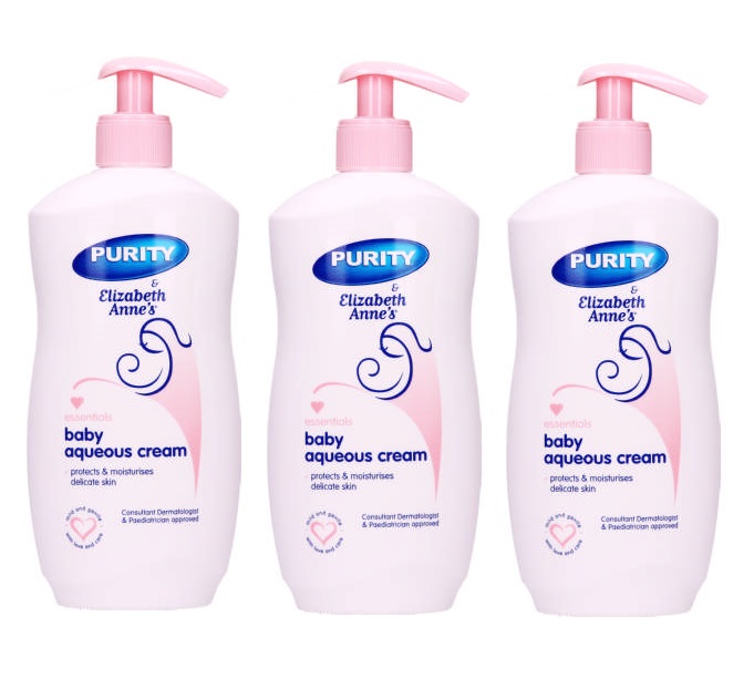 Purity & Elizabeth Anne’s – Essentials Baby Aqueous Cream (3 x 500ml)