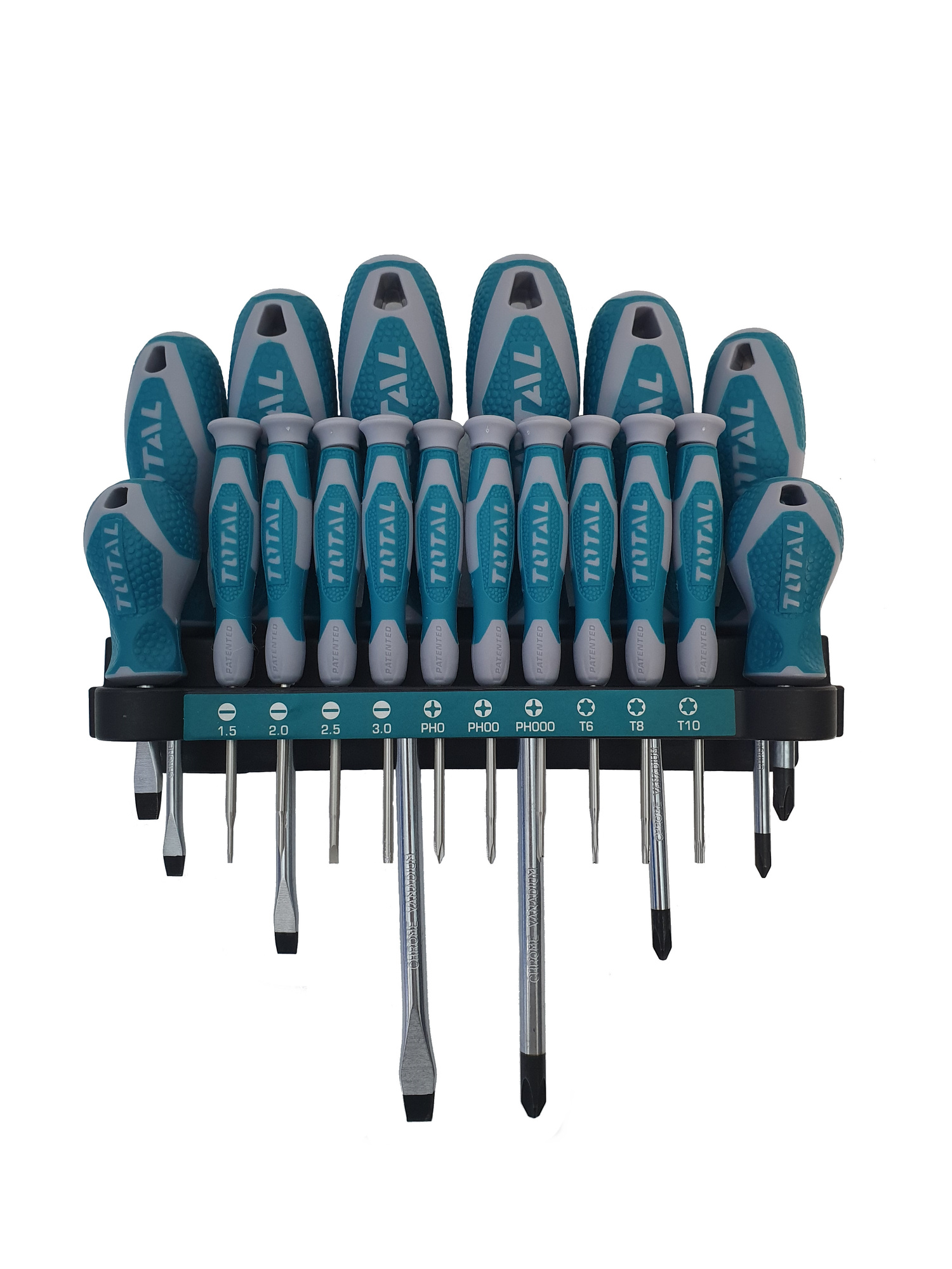 Total Tools Total Tools 18 Piece Screwdriver and Precision Screwdriver Set